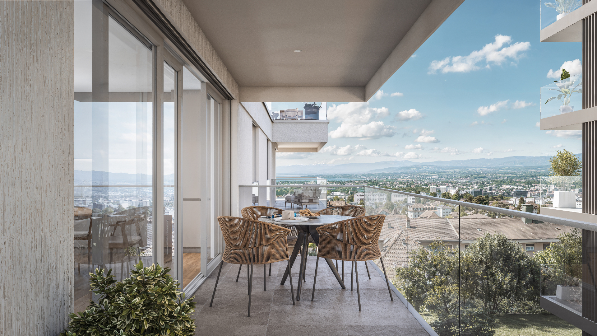 AUREALAGO — terrasse attique d'exception